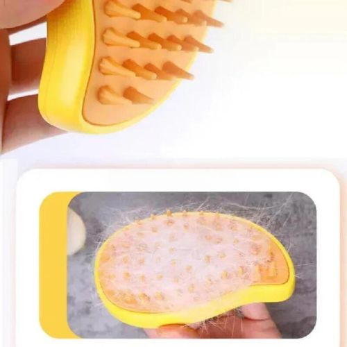 Brosse à vapeur électrique trois-en-un pour chats - VapoBrosse™ - Calinours Chats
