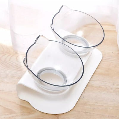 Double bols antidérapants pour chats - Calinours Chats