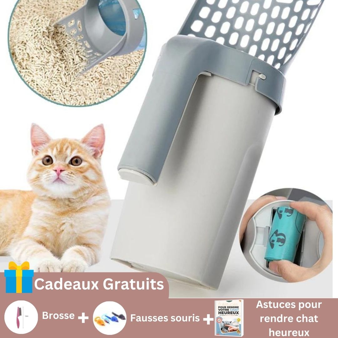 Lithovelcat™ - Pelle à litière autonettoyante - Calinours Chats
