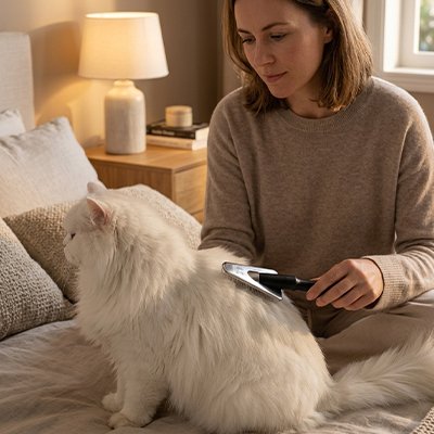 Brosse chat poil long​ 