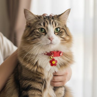 Collier Chat 