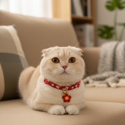 Collier Chat 
