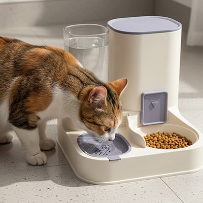 Distributeur de croquettes pour Chat