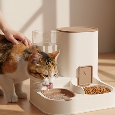 Distributeur de croquettes pour Chat