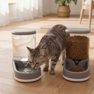 Distributeur de croquettes pour Chat