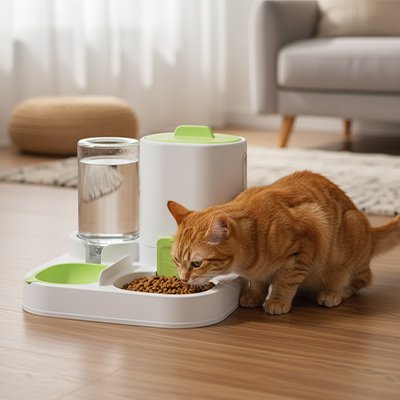 Distributeur de croquettes pour Chat