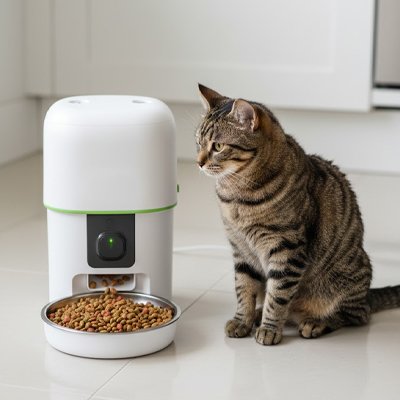 Distributeur de croquettes pour Chat
