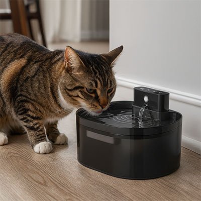 Fontaine a eau Chat