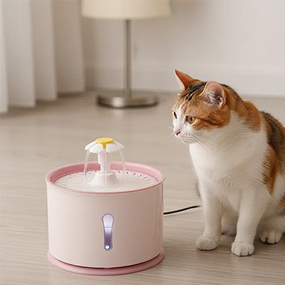 Fontaine a eau Chat