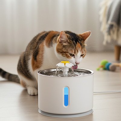 Fontaine a eau Chat