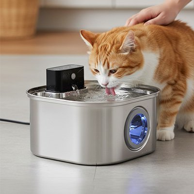 Fontaine a eau Chat