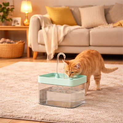 Fontaine a eau Chat 