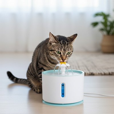 Fontaine a eau Chat