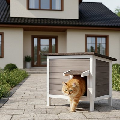 Niche exterieur pour Chat 