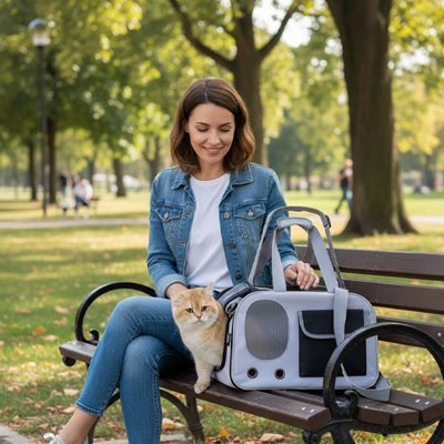 Sac de transport pour Chat | ConfortableBag™ - Calinours Chats