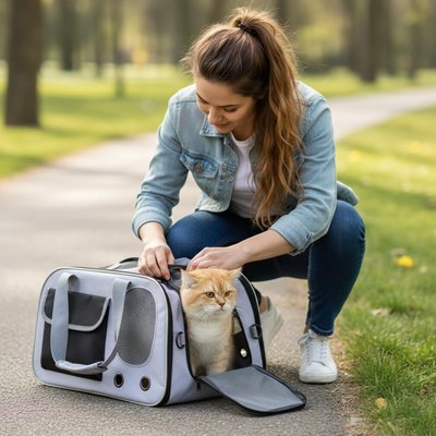 Sac de transport pour Chat | ConfortableBag™ - Calinours Chats