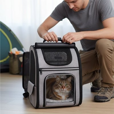 Sac de transport pour chat | VesatileCatBag™ - Calinours Chats
