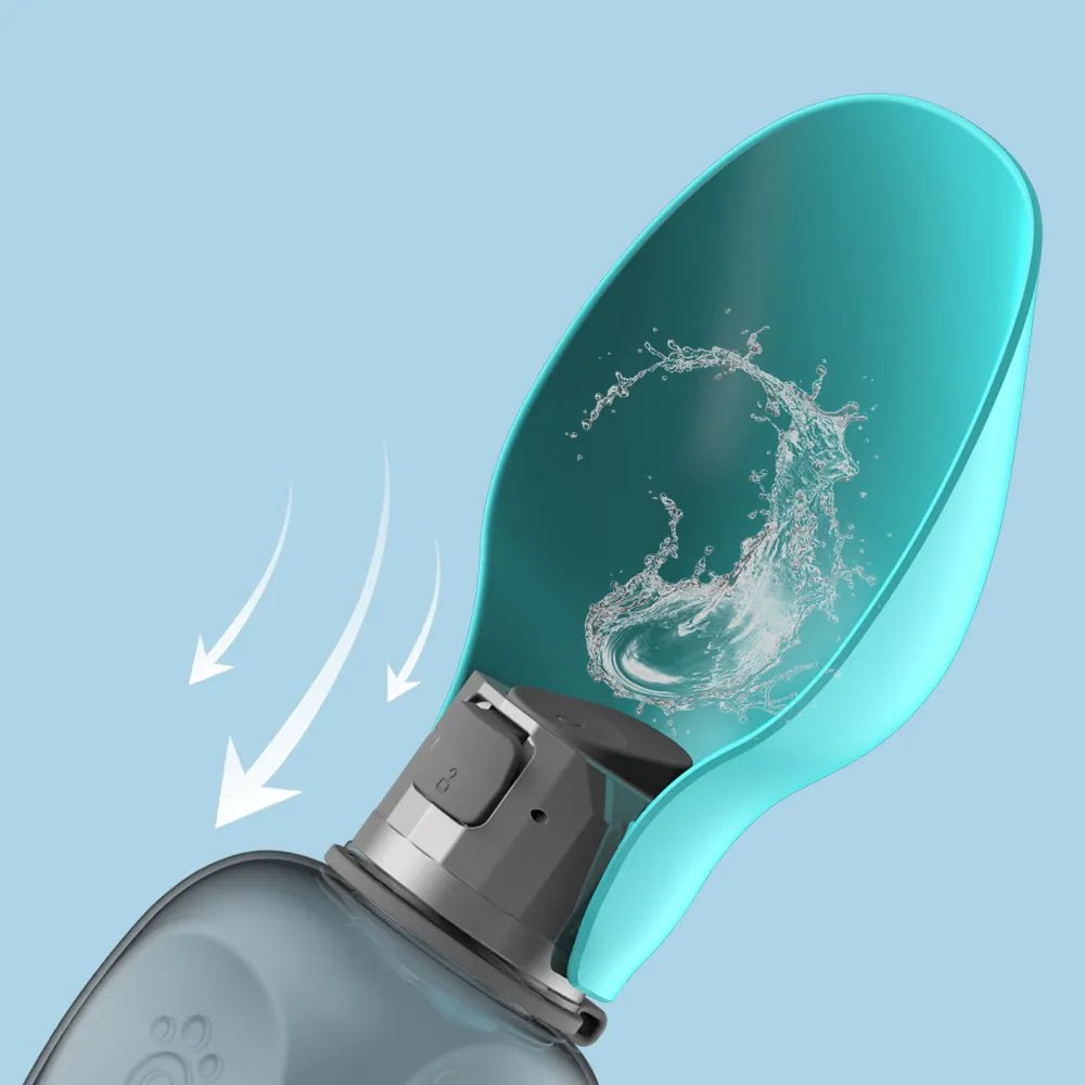 Bouteille d'eau portable pour chats - HydraBottle™ - Calinours Chats