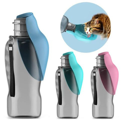 Bouteille d'eau portable pour chats - HydraBottle™ - Calinours Chats