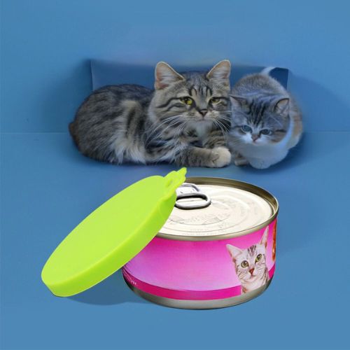 Couvercle de cannes de nouriiture pour chats -LidFoodcat™ - Calinours Chats