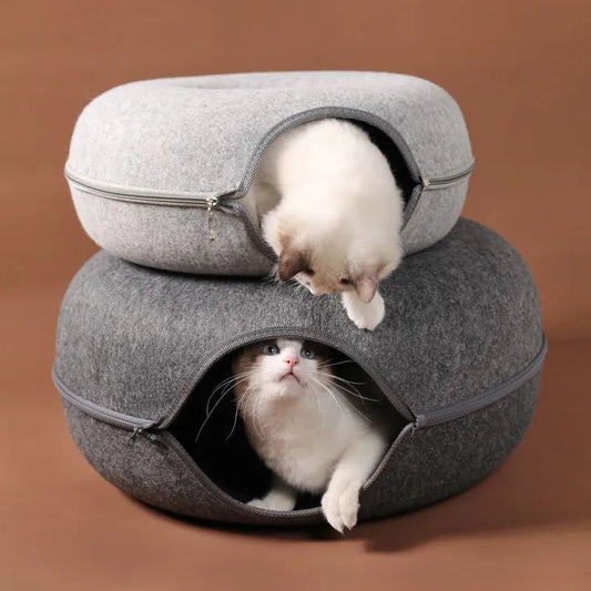 DonutBasCat™ - Panier donuts pour chats - Calinours Chats