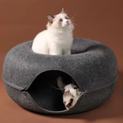DonutBasCat™ - Panier donuts pour chats - Calinours Chats
