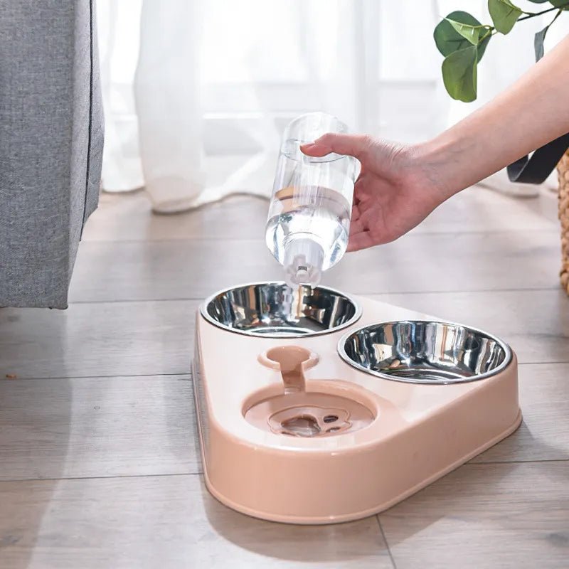 Gamelle chat et fontaine - Foodfountainbowl™ - Calinours Chats