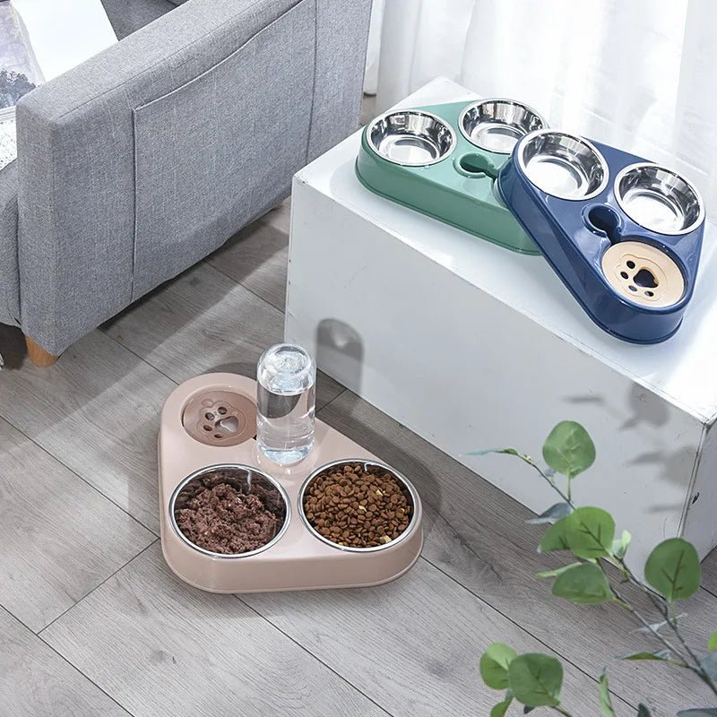 Gamelle chat et fontaine - Foodfountainbowl™ - Calinours Chats