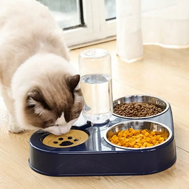 Gamelle chat et fontaine - Foodfountainbowl™ - Calinours Chats
