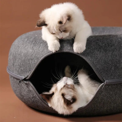 DonutBasCat™ - Panier donuts pour chats - Calinours Chats