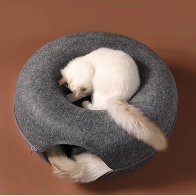 DonutBasCat™ - Panier donuts pour chats - Calinours Chats
