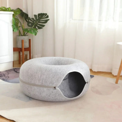 DonutBasCat™ - Panier donuts pour chats - Calinours Chats