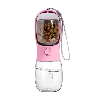 PortwaterBottle - Bouteille d'eau portable 2 en 1 - Calinours Chats