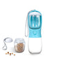 PortwaterBottle - Bouteille d'eau portable 2 en 1 - Calinours Chats