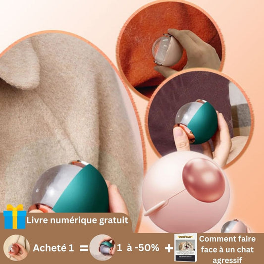 RelintComb™ - Boule collante anti peluche réutilisable - Calinours Chats